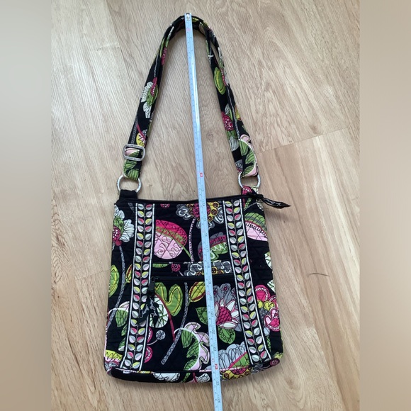 Vera Bradley retired Moon Blooms hipster purse bag crossbody colorful floral - Picture 7 of 7